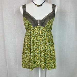 Anthro Zinnia Swing Camisole
